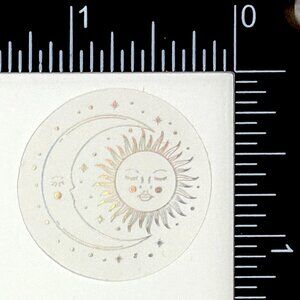 🌀10/$10🌀 Silver Celestial Holographic Translucent Waterproof Vinyl Sticker